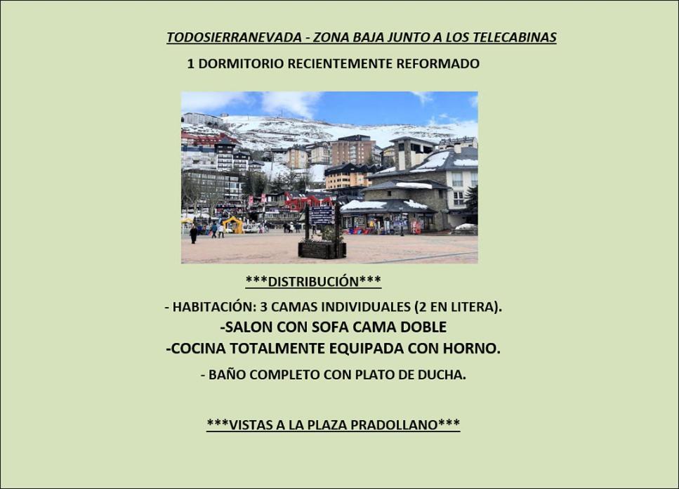 Ski Plaza Sierra Nevada & Zona Baja Exterior photo